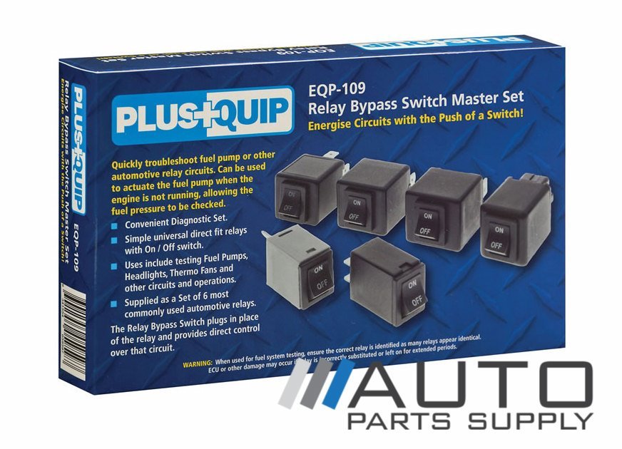 Relay Bypass Switch Master Kit Plusquip *New*