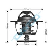 Ford Transit Thermostat 2.5L 4 cyl Turbo Diesel VG 4EC 1996 - Sep 1996 *Dayco*