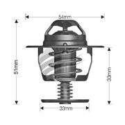 Ford Trader Thermostat 3.5L 4 cyl Diesel 0409 SL 1984 - Sep 1995 *Dayco*