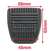 Man Brake Pedal Rubber Suit Toyota Hilux 3ltr 1KDFTV KUN26R 2005-2015