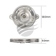 RADIATOR CAP BLANKING METAL STANDARD BAYONET - Part# TRC10