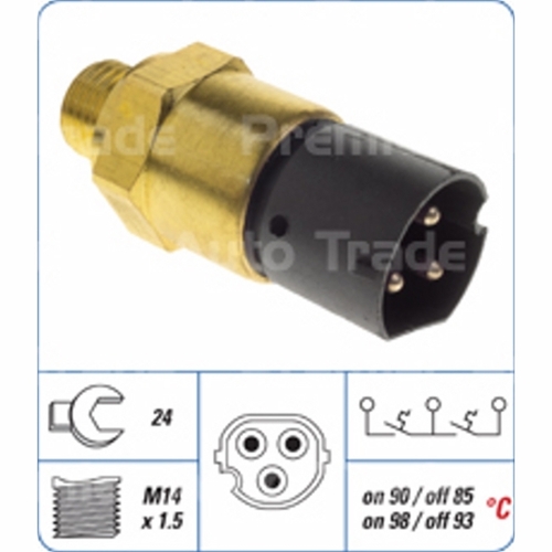 Cooling Fan Switch Suit BMW 330i 3ltr M54B30 E46 2000-2001