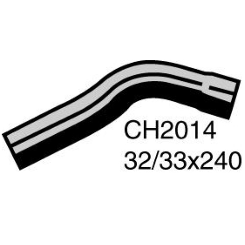 Top Radiator Hose For Toyota LN107R Hilux 2.8ltr 3L 1991-1997