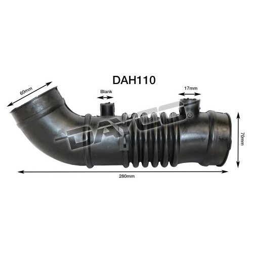 Dayco Air Intake Hose  For Mazda 323  1.8L 4 cyl BA BP Jul 1994 - Sep 1998