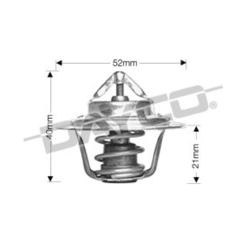 Dayco Thermostat For Honda Civic 1.2L 4 cyl Carb EB Sep 1976 - Oct 1979