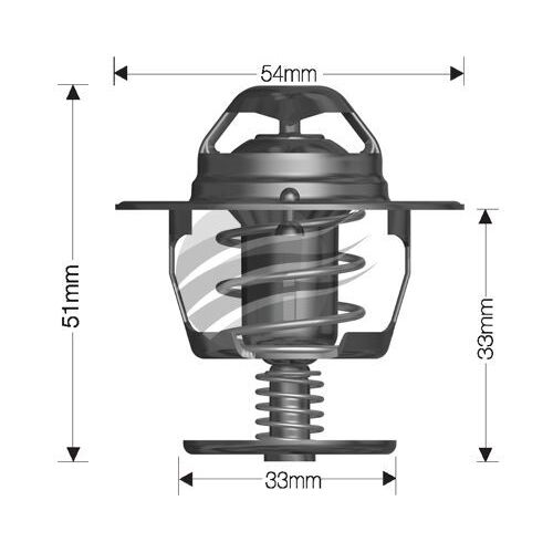 Ford Trader Thermostat 3.5L 4 cyl Diesel 0409 SL 1984 - Sep 1995 *Dayco*