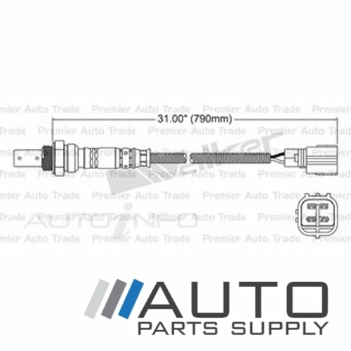 Denso Pre-Cat O2 Oxygen Sensor suit Subaru Forester GT 2.0ltr EJ205 2000-2000 