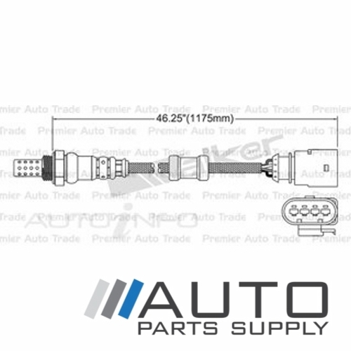 Post Cat O2 Oxygen Sensor Suit Audi TT 2ltr CCZA 8J 2009-2010