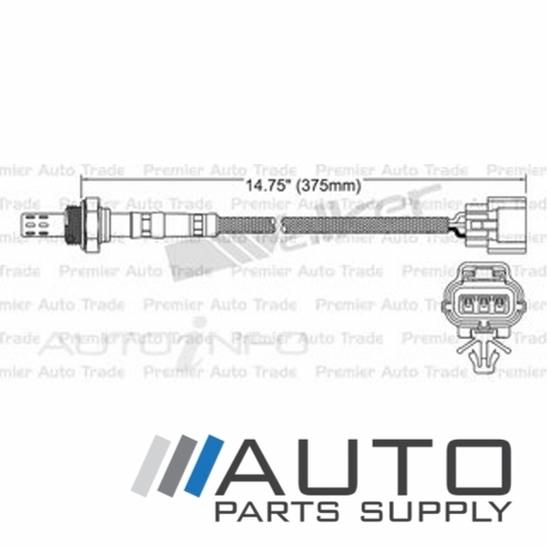 Mazda 323 Protégé Pre-Cat O2 Oxygen Sensor 1.6ltr B6 BA Sedan 1994-1995 