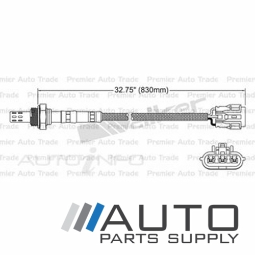 Pre Cat O2 Oxygen Sensor suit Hyundai S Coupe 1.5ltr G4EK 1N 1993-1996 