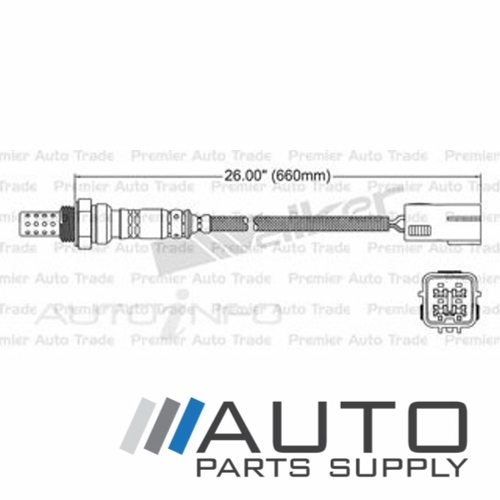 Mazda MPV Post-Cat O2 Oxygen Sensor 3.0ltr AJ LW 2003-2006 