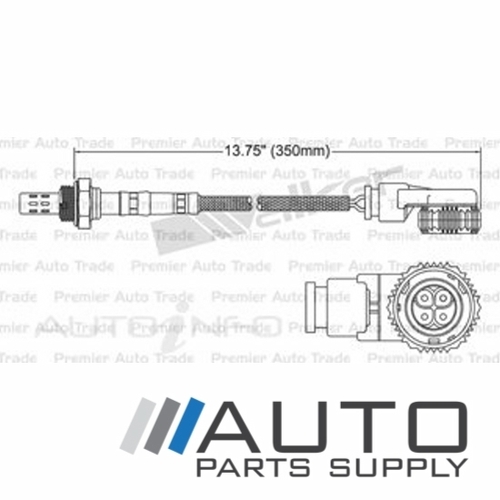 Pre Cat O2 Oxygen Sensor Suit Mercedes Benz SL600 6ltr M120.981 R129 1992-1995