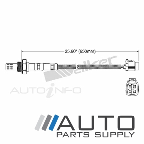 Auto Post-Cat O2 Oxygen Sensor suit Subaru Legacy 2.5i 2.5ltr EJ253 2007-2009 