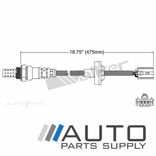 O2 Oxygen Sensor Smart Forfour 1.3ltr M135.930 W454 2004-2007