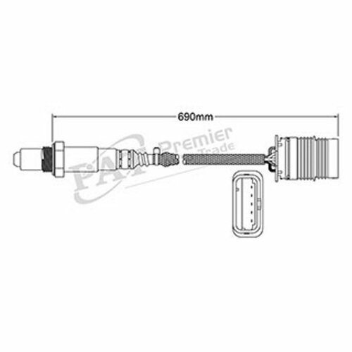 Post Cat O2 Oxygen Sensor Suit BMW X5 3ltr N55B30A E70 2010-2013