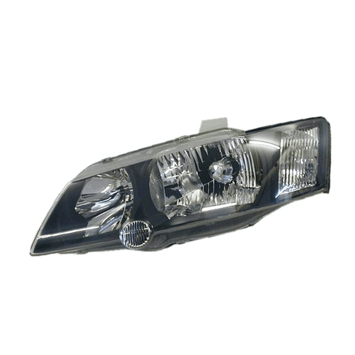 LH Black Headlight For Holden VY Commodore SS SV8 Models 2002-2004