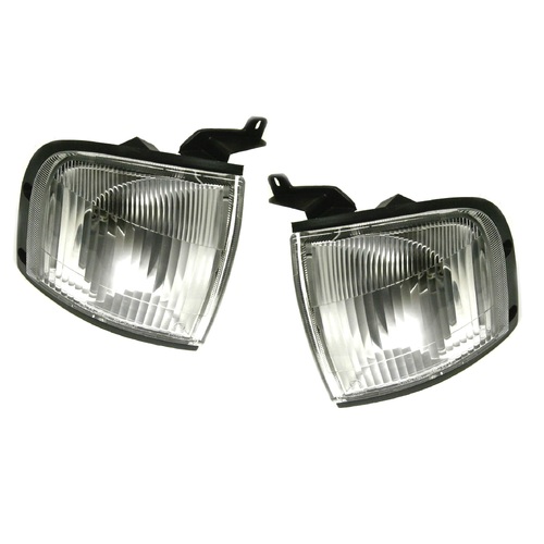 Pair of Corner Lights (Clear) suit Mazda Bravo B2500 B2600 UN 1999-2002