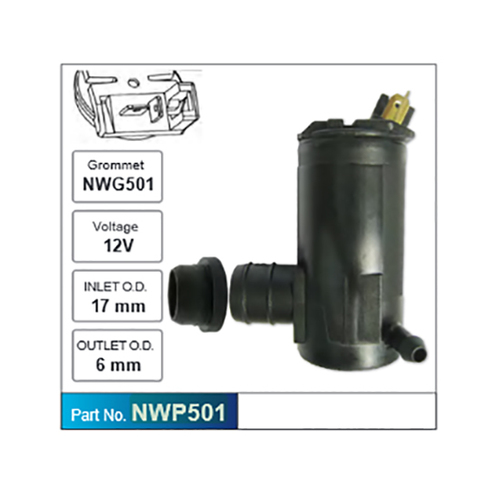 Windscreen Washer Pump suit Mitsubishi NG-NL Pajero 1989-2000