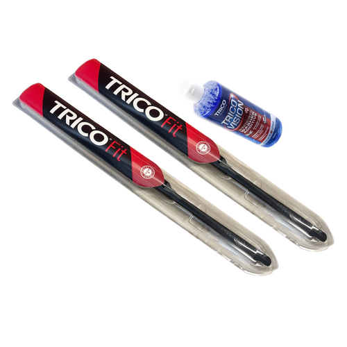 Ford VH, VJ Series Transit Trico Hybrid Front Wiper Blades & 500ml Wiper Fluid 2000-2005