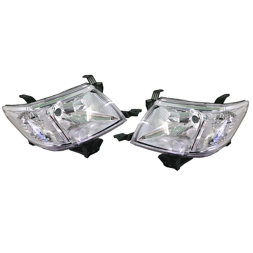 Pair of Headlights suit Toyota Hilux 2011-2015 Models