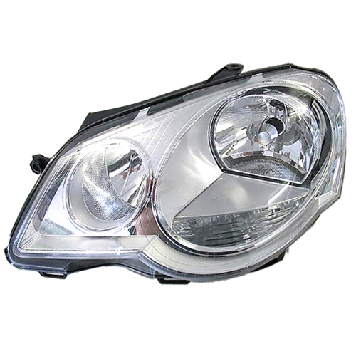 LH Passenger side Headlight (Chrome) suit Volkswagen VW Polo 9N 2005-2010