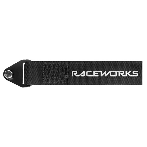 Raceworks Brand Flexible Tow Strap (Black) - VPR-021BK