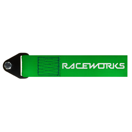 Raceworks Brand Flexible Tow Strap (Green) - VPR-021GN