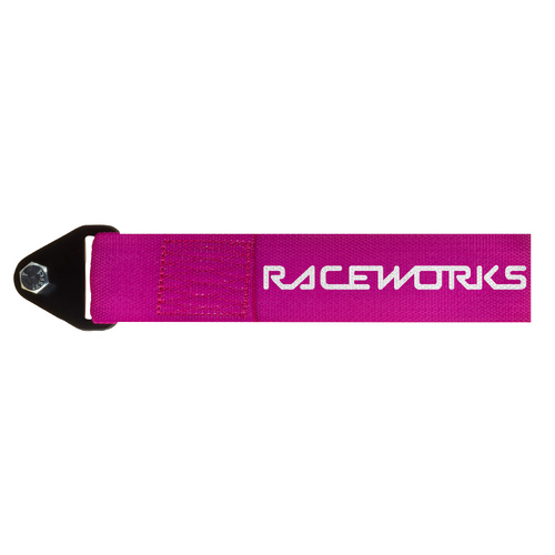 Raceworks Brand Flexible Tow Strap (Pink) - VPR-021PK