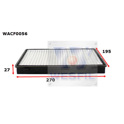 Cabin Filter to suit Holden Captiva 2.2L TD 12/12-on 