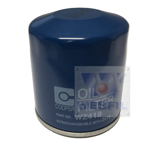 Wesfil Oil Filter For Toyota TCR21R Tarago 2.4ltr 2TZFE 1990-1993